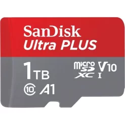 SanDisk Ultra Plus MicroSDXC 1TB 130MB/s Memory Card