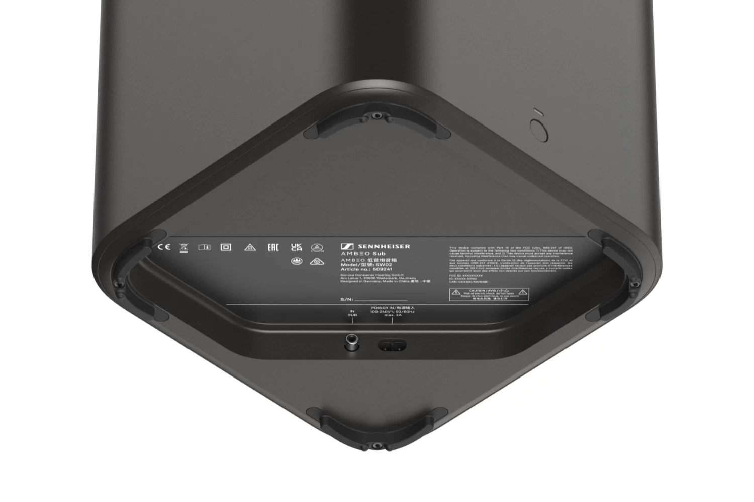 Sennheiser AMBEO Soundbar Sub - Image 3